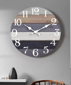 Vintage Vægur i Træ