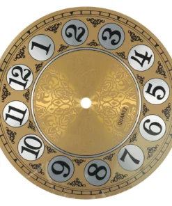 Elegant Vægur guld med Store Arabiske Tal