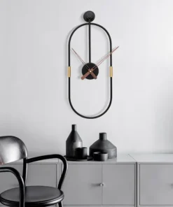 Moderne Minimalistisk Jern Vægur