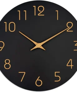 Minimalistisk Sort Vægur 12