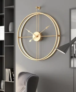 Stort Moderne Vægur 60cm